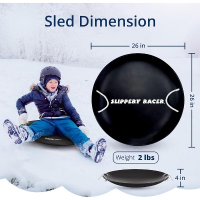 Slippery Racer ProDisc 26 Inch Heavy Duty Aluminum Iron Alloy Met0al ...