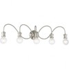 Livex Lighting Lansdale 5 - Light Vanity in  Brushed Nickel - 3 of 4