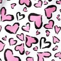 pink animal hearts