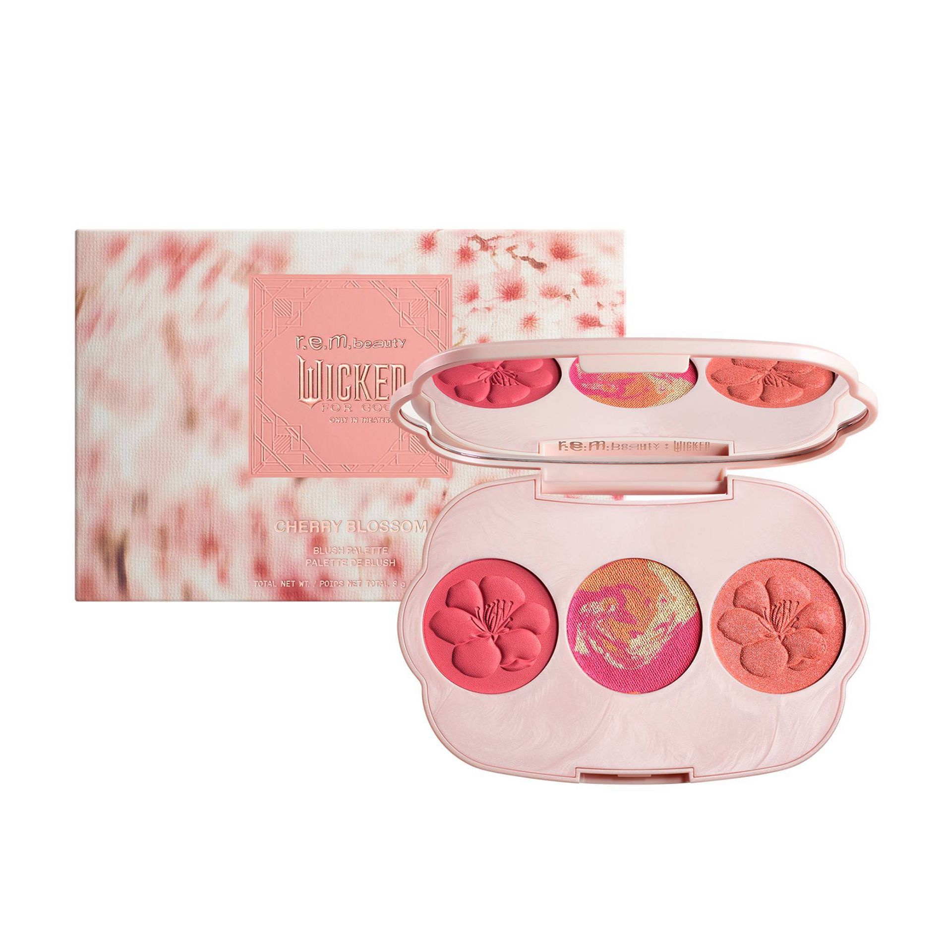 r.e.m. beauty Wicked For Good Cherry Blossom Blush Palette - Warm Coral - 0.27 fl oz - Ulta Beauty