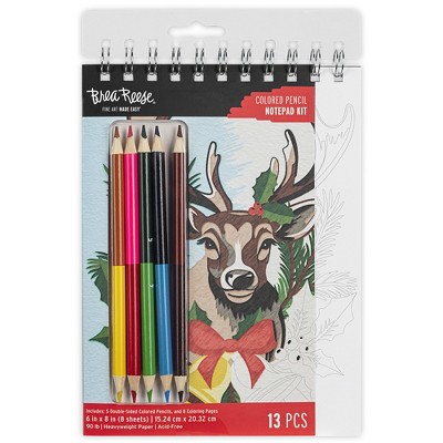 Brea Reese: Colored Pencil: Color-By-Number - Winter Wonderland