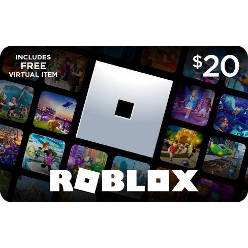 Roblox Gift Card Digital Target - 20 dollar robux