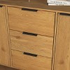 Kumasinova 47" Wood Buffet Cabinet with Storage,Sideboard Cabinet with 3 Drawers,Kitchen Pantry Cabinet with 2 Doors for Kitchen&Dining Room,Natural - 4 of 4