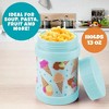 Double Wall Insulated 13oz Reusable Water Bottle for Kids - Spill Proof Lid, Stainless Steel - Keep Liquids Hot/Cold For Hours - Use in Lunch Boxes, - 4 of 4