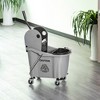 JANSNO 9.5 Gallon (38 Quart) Mop Bucket with Wringer Cleaning Cart - 2 of 4