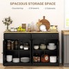 Modern Sideboard, Buffet Cabinet with Storage Drawers, Adjustable Shelves for Living Room, Dining Room, Entryway - 4 of 4