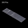 Unique Bargains Transparent Glossy Tear Resistant Dust-proof Plastic Poly Bags 200 Pcs - 3 of 3