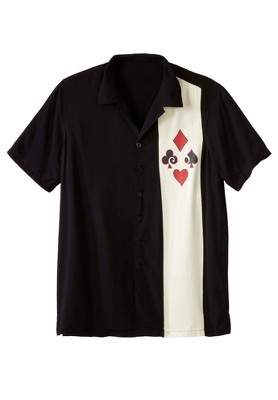KingSize Men's Big & Tall Colorblock Camp Shirt