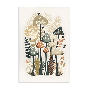Stupell Industries Whimsical Mushroom Botanicals, 10" x 15" - 1 of 4