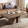 Hommoo 47.2 Inch Farmhouse Rectangular Coffee Table - 3 of 4