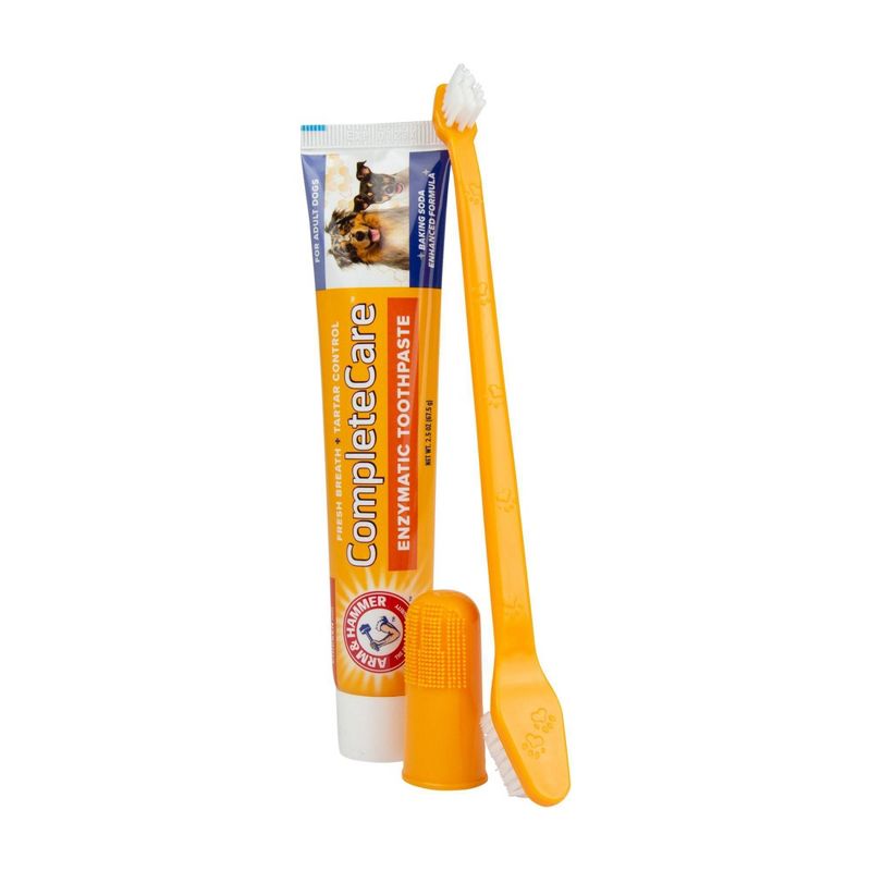 Arm &#38; Hammer Complete Care Adult Dog Dental Kit - 2.5oz/2ct, 3 of 4
