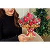 Paper Love Christmas Spirit Flower Bouquet Card, For Christmas or Holidays - Jumbo 10" x 14" Card - 4 of 4