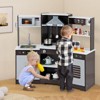 Infans Pretend Play Kitchen for Kids Toddler Aged 3+ Wooden Toy Set w/ Range Hood - 4 of 4