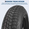 2-Pack Trailer Tire On Rim ST205/75D15 Trailer Tires and Wheels 5 Lug on 4.5 in PCD Trailer Tires with 15 in Rims Load Range C 6PR Black - 4 of 4
