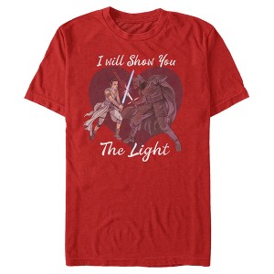 Men's Star Wars Kylo Ren and Rey I Will Show You the Light T-Shirt - 1 of 4