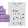 Home Weavers Elegance Essentials 550GSM 100% Cotton Zero Twist Super Absorbent Bath Towel Set - 2 of 4
