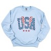 Simply Sage Market USA Checkered Lightning Sweatshirt - 3 of 4