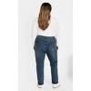 Women's Plus Size Harley Fit Amira Straight Jean - mid denim | CITY CHIC - 4 of 4