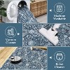 Farmhouse Floral Area Rug – Washable, Low Pile, Non-Slip, Stain-Resistant Carpet for Bedroom or Living Room - 2 of 4