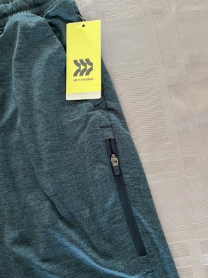 All In Motion Men's Soft Stretch Shorts 7" - Moisture-Wicking Athletic Shorts With UPF 50+