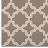 Modway Cerelia Moroccan Trellis 9x12 Indoor and Outdoor Area Rug in Light and Dark Beige - 2 of 4