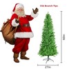Racxily Classic Pencil Christmas Tree is an 84-inch classic pencil-shaped Christmas tree suitable for both Halloween and Christmas - 3 of 4