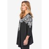 Roaman's Women's Plus Size Ultrasmooth Fabric Cardigan And Tank Set - image 4 of 4