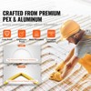 VEVOR PEX-AL-PEX Tube, 656ft, 5/8'' Diameter Aluminum-Plastic Composite Pipe Oxygen Barrier Radiant Floor PEX Pipe, 0.08'' Thickness, White - 3 of 4