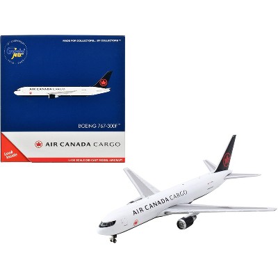 Boeing 767-300F Commercial Aircraft "Air Canada Cargo" (C-GXHM) White with Black Tail 1/400 Diecast Model Airplane by GeminiJets
