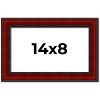 PosterPalooza | Photo Size Weathered Red Picture Frame - UV Acrylic, Foam Board Backing, Hanging Hardware - 2 of 4