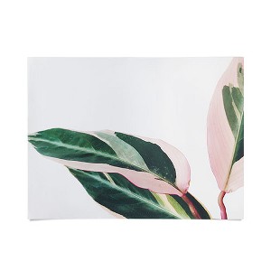 Cassia Beck Pink Leaves II 18" x 24" Unframed Poster - Society6 - 1 of 3