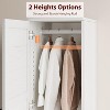 Nasitip Narrow Armoire Wardrobe Closet with 2 Doors,Cabinet with Hanging Rod,Adjustable Shelves for Bedroom, Clothes - 2 of 4