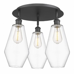 Cindyrella - 3 Light Flush Mount In Industrial Style-14.5 Inches Tall and 18.75 Inches Wide - 1 of 1