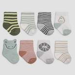 Carter's Just One You® Baby 8pk Safari Veggies Socks - 0-3M