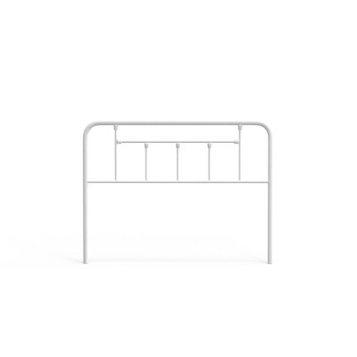 Eluxury Baldwin Metal Headboard, Twin, White : Target