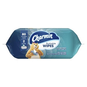 Charmin Flushable Wipes, 2 packs, 40 Wipes Per Pack, 80 Total Wipes - 1 of 1