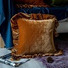 LISM 18x18 Inches Velvet Pillowcases,Decorative Throw Pillow Cover Pack of 2 - 2 of 4