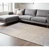 HomeRoots 8' X 10' Tan And Blue Abstract Distressed Area Rug - 2 of 3