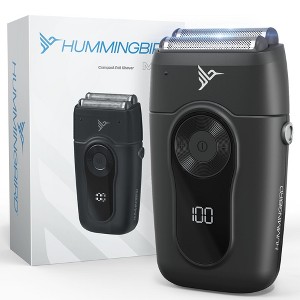 HUMMINGBIRD MK2 Compact Foil Shaver – No Nick, No Cut, No Razor Burn Face Shaver for Men, USB Dual Foil Flex Head Electric Razor, Facial Groomer - 1 of 4