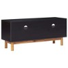 vidaXL TV Stand 39.4 in.x13.8 in.x17.7 in. Solid Wood Acacia and MDF - 4 of 4