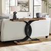 UbMelt 39.37"Console Table,Modern Console Table behind Sofa,Narrow Sofa Table for Living Room,Hallway,Entryway,Brown - 4 of 4