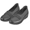 Collections Etc Rhinestone Decorated Stretch Inset Shoes - 4 of 4
