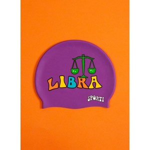Sporti Groovy Zodiac Libra Silicone Swim Cap - 1 of 3