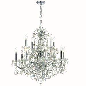 Crystorama Lighting Imperial 12 - Light Chandelier in  Polished Chrome - 1 of 4