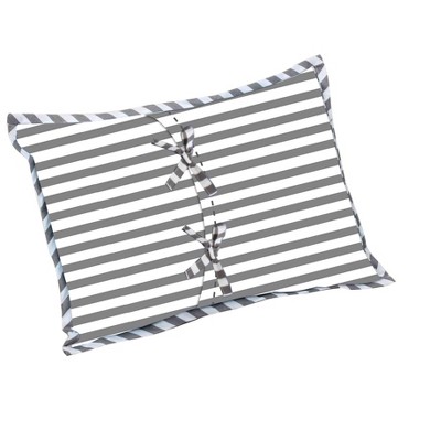 Blue and Gray Cotton Elephant Throw Pillow 12 x 16