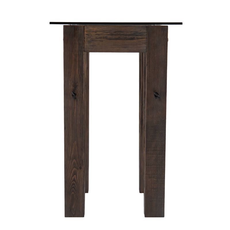 Vicar Reclaimed Wood Console Table Brown/Black - Aiden Lane, 6 of 10
