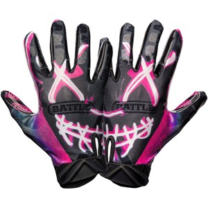 Battle Sports Nightmare Adult Cloaked Football Receiver Gloves - 1 of 3