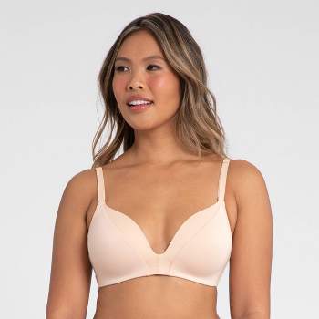 Bali Women's Satin Tracings Underwire Minimizer Bra 3562 - Beige