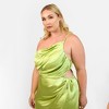 Rebdolls Women's Emma Satin One Shoulder Maxi Bodycon Dress - 4 of 4