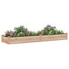 vidaXL Garden Raised Bed with Liner 94.5"x23.6"x9.8" Solid Wood Fir - 3 of 4